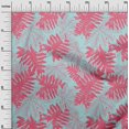 thumbnail image 3 of oneOone Viscose Jersey Arctic Blue Fabric Tropical Sewing Craft Projects Fabric Prints By Yard 60 Inch Wide, 3 of 4