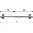 thumbnail image 3 of Adjustable Magnetic Curtain Rods for Mental Appliance Doors Windows to Champagne Window Rods Easy Installation Toilet Towel Bar MultiUseful (in Champagne ), 3 of 7