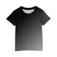 thumbnail image 3 of Bocqde Summer Cool Casual Shirts For Kids Short Sleeve Gradient Color Round Neck Top,3-14 Years, 3 of 4