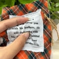 thumbnail image 4 of Handmade Pocket Prayer Quilt with Cross Inside, Individually Sewn Mini Scripture Quilt with Poem, Comfort Gift for Friends and Family, 4 of 6