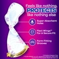 thumbnail image 4 of Always Radiant with FlexFoam Pads, Size 5, Extra Heavy Overnight, with Wings, Light Clean Scent, 4 of 17