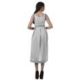 thumbnail image 3 of Moomaya Robes Asymétriques Femmes Décontractées Longues Sans Manches Robes de Soirée, 3 of 4