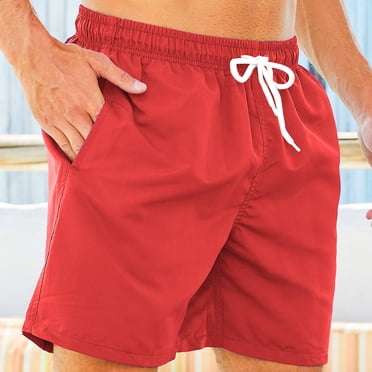 TopLLC Mens Shorts, Men Shorts Men's Summer Swim Trunks Quick Dry Surf Boardshorts Bathing Suit With Mesh Lining Beach Shorts