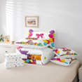 thumbnail image 4 of YST 80S Disco Ball Comforter Set Western Bedding Sets Full, Disco Ball Decorative Comforter Colorful Happy Birthday Party Decorations Bedding Comforter Sets, 7 Pieces Bed Set, 4 of 5