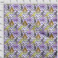 thumbnail image 4 of oneOone Tissu Polyester Spandex Violet pour Robe de Plage Tissu Imprimé au Mètre 56 Pouces de Large, 4 of 4