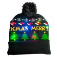 thumbnail image 4 of Christmas Led Switch Box Knitted Hat Lantern Party Warm Adult Hat With Ball, 4 of 8