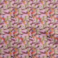 thumbnail image 1 of oneOone Polyester Spandex Light Pink Fabric Tropical Fabric For Sewing Printed Craft Fabric By The Yard 56 Inch Wide, 1 of 5