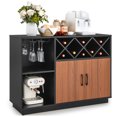 thumbnail image 1 of Giantex Buffet Sideboard, Wine Bar Base Cabinet, Kitchen Cupboard, Bar Station Buffet Table, 1 of 8