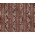 thumbnail image 4 of oneOone Cotton Flex Fabric Leaves & Floral Block Printed Fabric 1 Yard 40 Inch Wide, 4 of 5