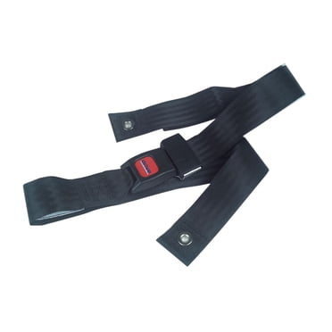 Drive Medical Black Wheelchair Seat Belt, Auto Style Closure, 48"