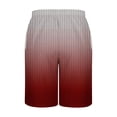 thumbnail image 5 of EOYWHK Mens Gym Shorts Big and Tall Athletic Swimwear Shorts Gradient Color Board Shorts Elastic Waist Beach Shorts Drawstring with Pockets ,Sizes S-5XL, 5 of 5