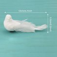 thumbnail image 4 of 12PC Simulation Bird White Bird Feather Bird Tied Branch Bird, 4 of 8