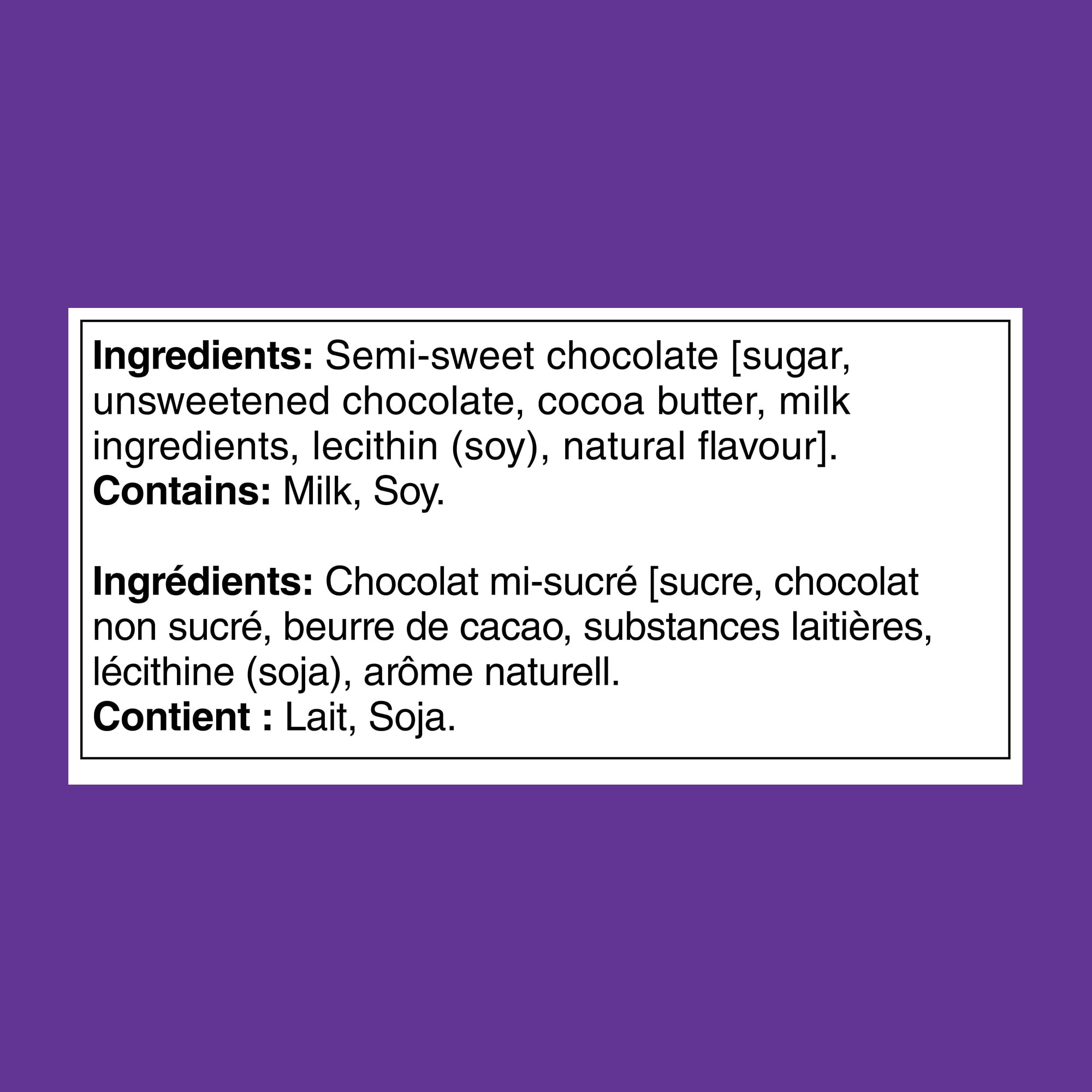 Brisures miniatures de chocolat mi-sucré HERSHEY'S CHIPITS, 270 g