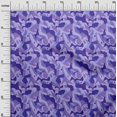 thumbnail image 3 of oneOone Georgette Viscose Dark Purple Fabric Abstract Sewing Craft Projects Fabric Prints By Yard 42 Inch Wide, 3 of 4