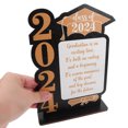 thumbnail image 2 of Grad Table Picture Frame Wooden Grad Picture Frame Graduation Party Decor, 2 of 6