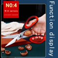 thumbnail image 3 of Multifunctional Kitchen Scissors Strong Kitchen Shears Stainless Steel Household Meat Scissors Refrigerator Cut Chicken Scissors Cmmt99446 Took Bag 299p2, 3 of 3