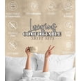 thumbnail image 2 of 8-Piece Bed-In-A-Bag Comforter - Silky Soft Stripe Design Comforter ,Bed Sheet Set ,With Double Sided Storage Pockets, King/Cal King, Gray, 2 of 3