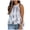 black, variant on CHUANK Women Summer Blouses Halter Neck Tank Tops Floral Sleeveless Shirt Pleated Casual Camisole Chiffon T-Shirt Tops Blouses