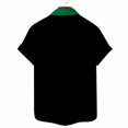 thumbnail image 4 of Dvkptbk Chemise Blouse Décontractée pour Homme à Boutons Imprimés avec Poche, Col Rabattu, Manches Courtes, 4 of 4
