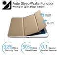 thumbnail image 3 of DuraSafe Cases For iPad Air 3rd Generation 2019 - 10.5 Inch Slimline Series Lightweight Protective Cover with Dual Angle Stand & Froasted PC Back Shell - Gold, 3 of 6