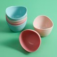 thumbnail image 2 of 6 PCS Mini Silicone Pinch Bowls Multicolored Pinch Bowls Silicone Condiment Bowls Silicone Measuring Bowls Silicone Mixing Bowls with Stir Stick Reusable Snack Bowls for Sauce, Pink, Beige, Blue, 2 of 4
