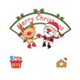 thumbnail image 3 of Christmas Static Sticker Fridge Window PVC Decal Home Office Shop Self-adhesive Decoration, Sign, 3 of 8