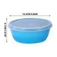 thumbnail image 4 of Round Food Storage Container Set | Airtight Stackable Bowls for Fridge | Freshness Keepers with Lids | Fruit Veggie Organizers | Pantry Snack Boxes, 4 of 8