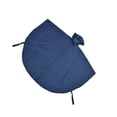 thumbnail image 2 of VONKY Poncho de Pluie Imperméable Inodore PVC pour les Utilisateurs de Fauteuil Roulant Mâchoire Élastique Poignée de Fauteuil Roulant Trou Imperméable Bleu 1Set, 2 of 6