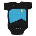 thumbnail image 1 of Star Trek The Next Generation Starfleet Uniform Baby Snapsuit (18-24M, Blue), 1 of 1