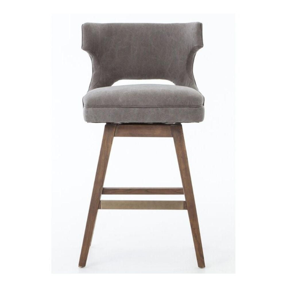 Tabouret de travail de couleur grise - Lot de 2