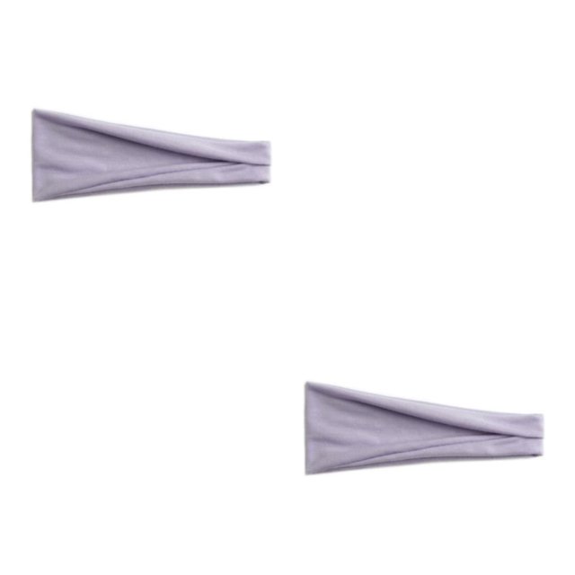 Wweixi Elastic Hair Bands For Comfort And High Elasticity Sweat Absorption 10light purple 1 2Set