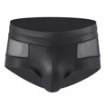 thumbnail image 2 of EOYWHK Boxer Briefs for Men,Soft Breathable Underwear,Clear Bandage Seamless Mesh Trunks, 2 of 4