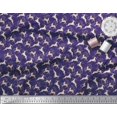 thumbnail image 2 of Soimoi Poly Georgette Fabric Leaves & Reindeer Animal Print Fabric by the Yard 42 Inch Wide, 2 of 3