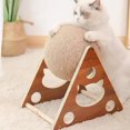 thumbnail image 1 of Cat Toy Interactive Cat Scratcher Board Kitten Sisal Rope Ball Scratch Paws Pet Grinding Scratching Cats For Scratcher Toys Size L, 1 of 5