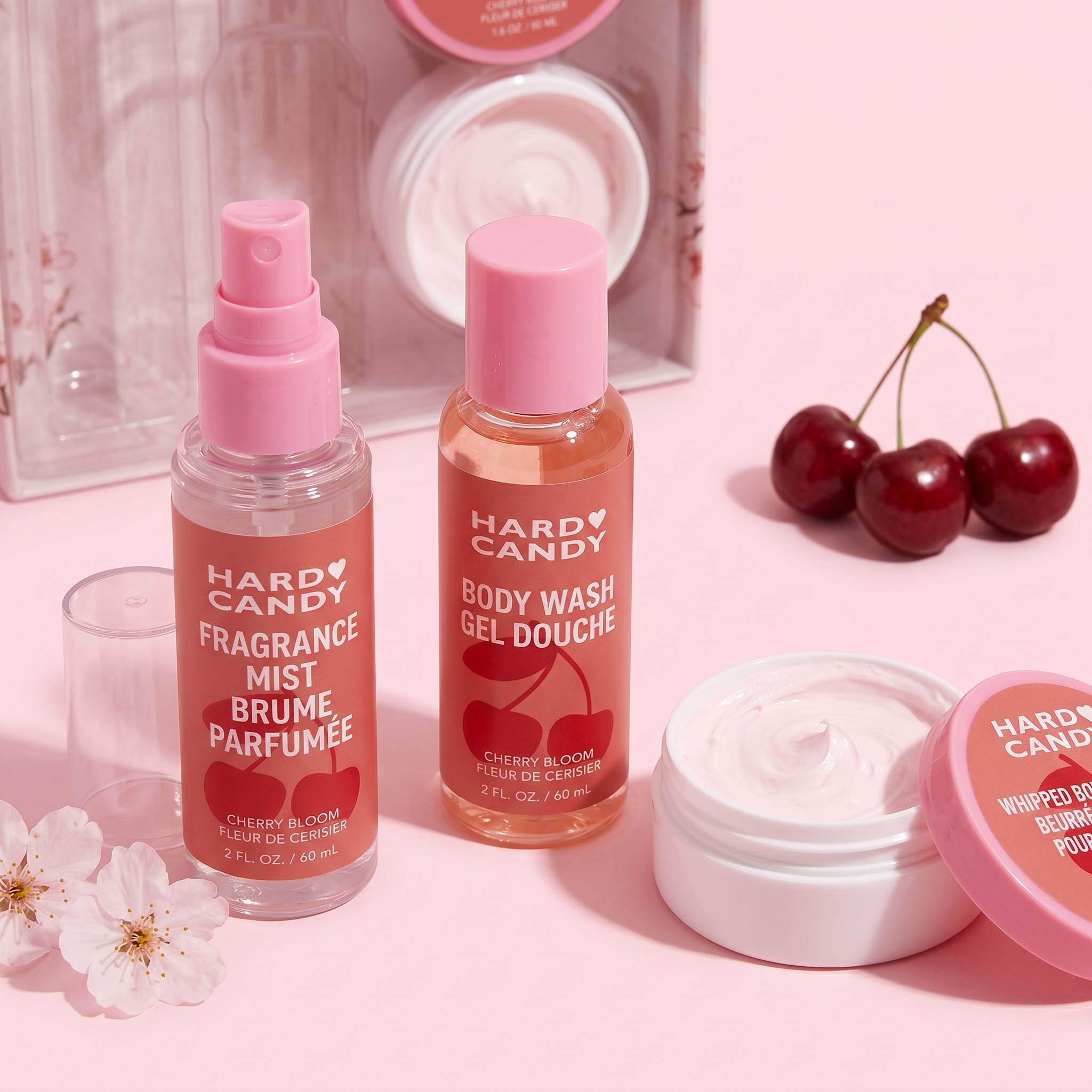 Hard Candy Coffret-Cadeau Bain Douche Cherry Bloom