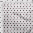 thumbnail image 2 of oneOone Organic Cotton Voile Fabric Geometric Line Ikat Decor Fabric Printed BTY 42 Inch Wide, 2 of 4