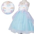 thumbnail image 4 of Robe de Princesse à Fleurs pour Filles Unicorn, Costume de Concours et de Fête, 4 of 6