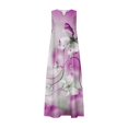 thumbnail image 5 of Robes de Collation des Grades pour Femmes 2023 Robe d'Été pour Femmes Mode Imprimée à Col en V Sans Manches à Enfiler avec Poches Robe de Vacances en Liquidation, 5 of 5
