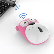 Dvkptbk wireless mouses Rechargeable Mouse Cute Puppy Mouse Mute Button 200 Days Long Standby.4G Connection Desktop PC Laptop General Purpose