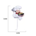 thumbnail image 2 of Resin 3D Italy Chef Adhesive Decorative Hooks Wall Mount CartoonTowel Storage Hook for Home Kitchen Restaurant-#5, 2 of 4