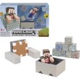 thumbnail image 1 of Coffret Minecraft Wagonnet avec figurine du personnage de Steve, 1 of 6