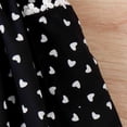 thumbnail image 5 of Kcodviy Robe pour Tout-Petites Filles Sans Manches Amour Robe pour Filles Princesse Imprimés Robe avec Robes pour Filles Longue Sac Ensemble 2 Pcs pour Filles Robe Dos Vêtements pour Enfants, 5 of 5