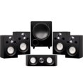 thumbnail image 1 of Fluance Reference Compact Surround Sound Home Theater 5.1 Channel Speaker System including 2-Way Bookshelf, Center Channel, Rear Surround Speakers and DB10 Subwoofer - Black Ash (X851BC), 1 of 8