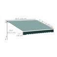 thumbnail image 3 of Outsunny Manual Retractable Awning, 3 of 10