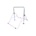 thumbnail image 3 of GymPro Barre de Gymnastique Junior Entraînement Barre Horizontale Hauteur Réglable Pliable Robuste Sécuritaire Barre Kip Jungle Gym Barres de Singe Tour d'Escalade Rose, 3 of 7