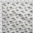 thumbnail image 3 of oneOone Cotton Poplin Fabric Tree & Animals Ikat Printed Craft Fabric BTY 42 Inch Wide, 3 of 4