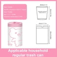thumbnail image 2 of Drawstring Bathroom Garbage Bags Trash Can Liners For Kitchen Rabbit Print 4 Gallon Hand Tear Free Wall Mounted Garbage Bags Thick and Portable Garbage Bags, 2 of 3