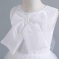 thumbnail image 4 of Birdeem Robe Sans Manches en Dentelle avec Nœud en Maille pour Filles Bébés d'Âge Moyen Robe Princesse, 4 of 9