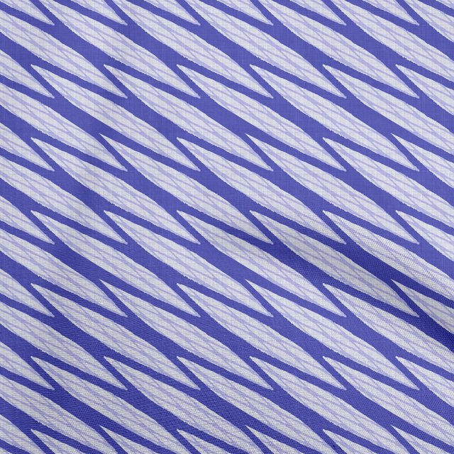 oneOone Velvet Dark Blue Fabric Abstract Stripe Craft Projects Decor Fabric Printed By The Yard 58 Inch Wide