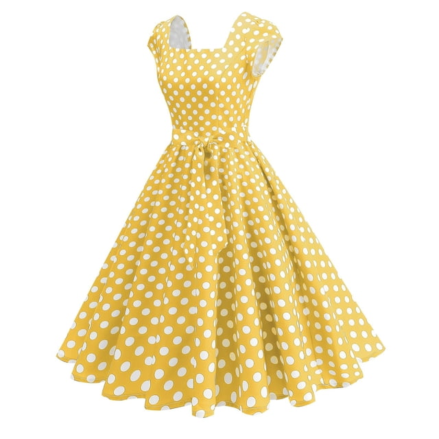 Ovzne Robes pour Femmes Robe de Plage Robe en Maille pour Femmes à Manches Courtes Brodée Robe Rétro Style Gâteau Robe à Manches Courtes Robe pour Femmes Liquidation